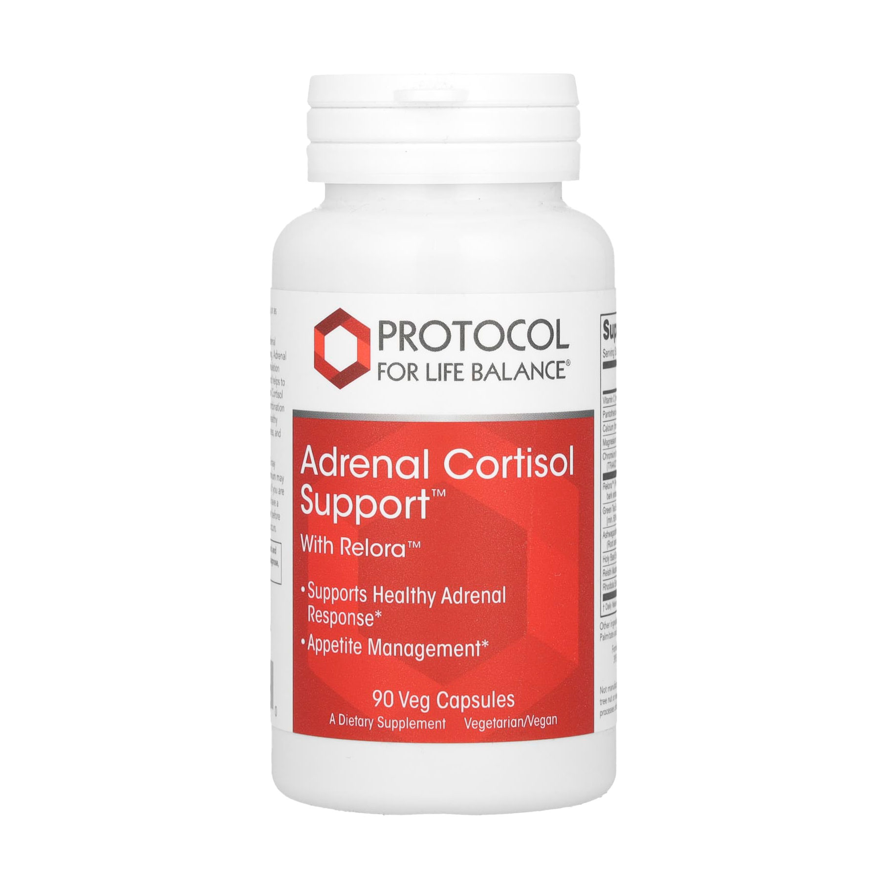 Комплекс Підтримка наднирників Protocol For Life Balance Adrenal Cortisol Support, 90 вегетаріанських капсул
